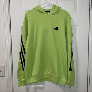NEW adidas Men’s Future Icons 3-Stripes Fleece Hoodie (Pulse Lime)